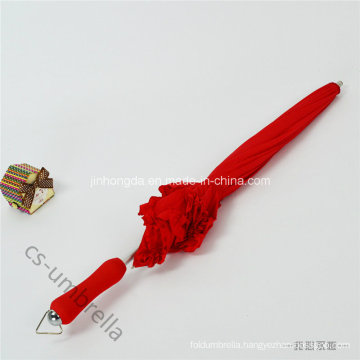 16k Custom High Quality Heart Shape Straight Sun Umbrella (YSS0149-4)